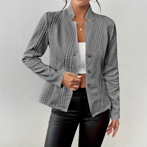 Dame trendy blazer med struktureret design Stilla