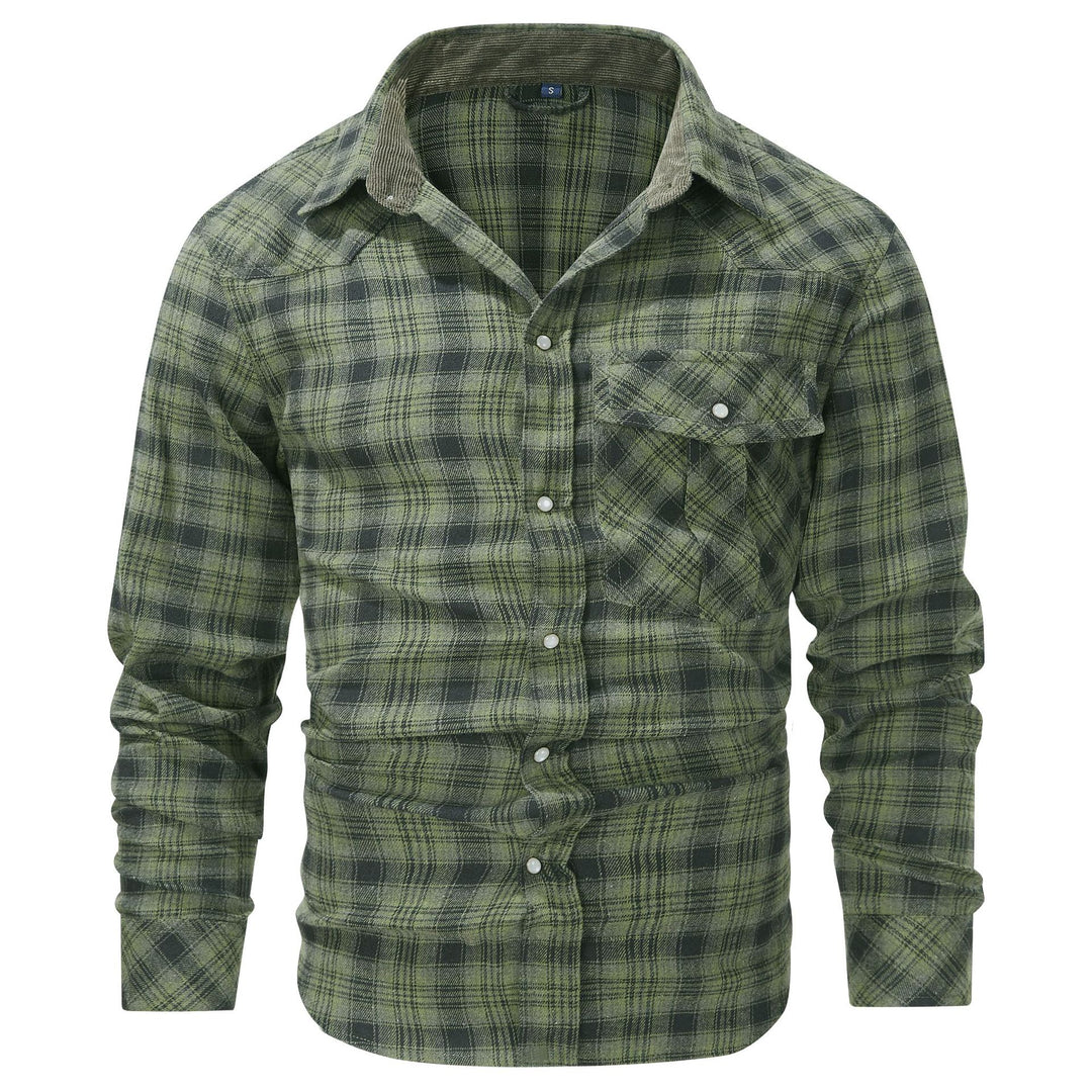 Herrer ternet flannel skjorte Stilla