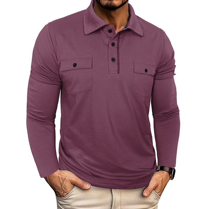 Herrer Langærmet polo shirt Stilla