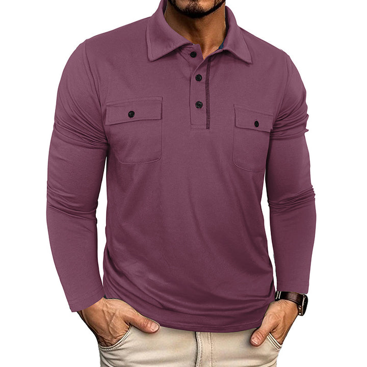 Herrer Langærmet polo shirt Stilla