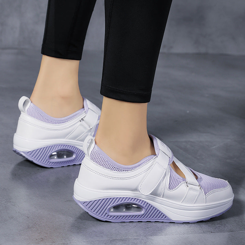 Herrer Let Mesh Komfort Sneakers Stilla