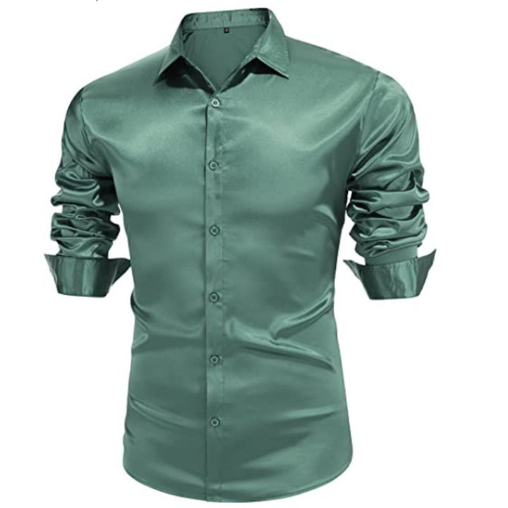 Herrer elegant og blank skjorte Stilla