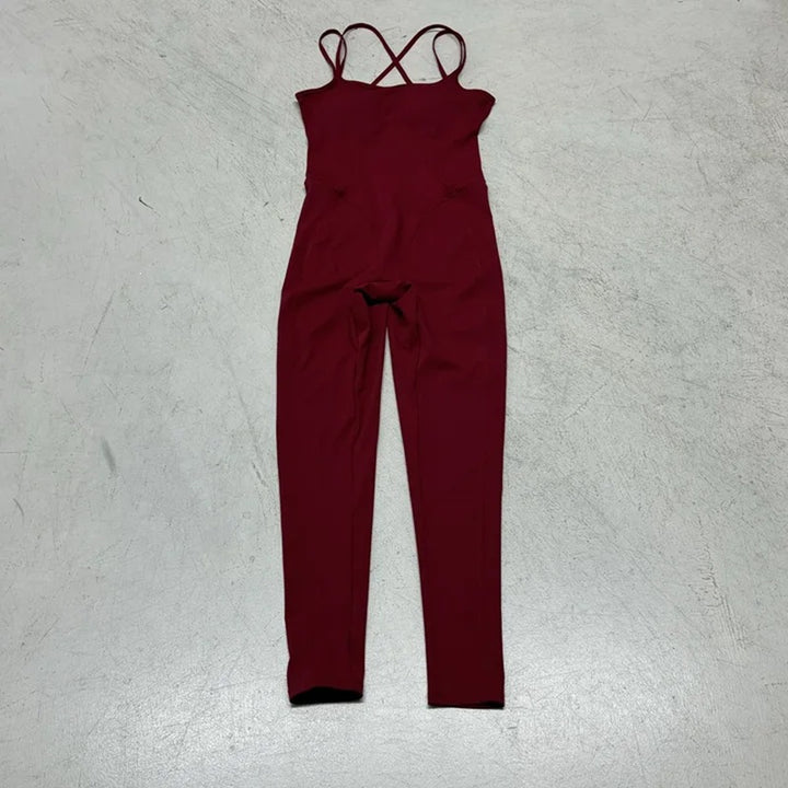 Dame Sporty Overall med tynde stropper og figursyet snit Skovae