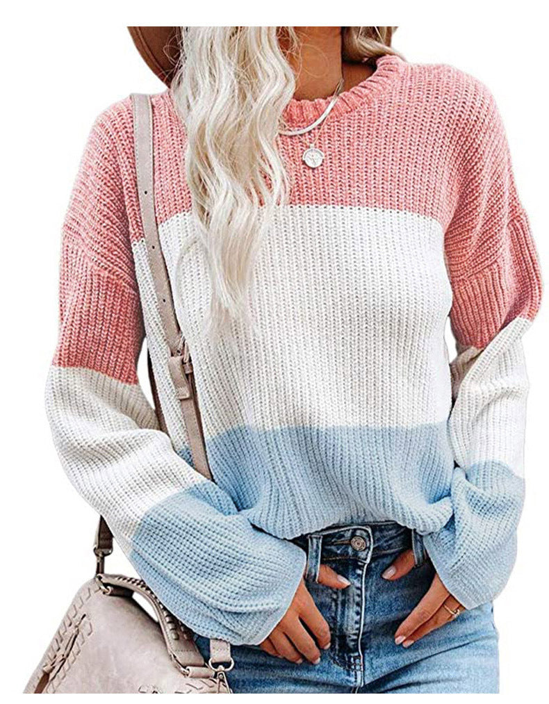 Dame afslappet strikbluse Stilla