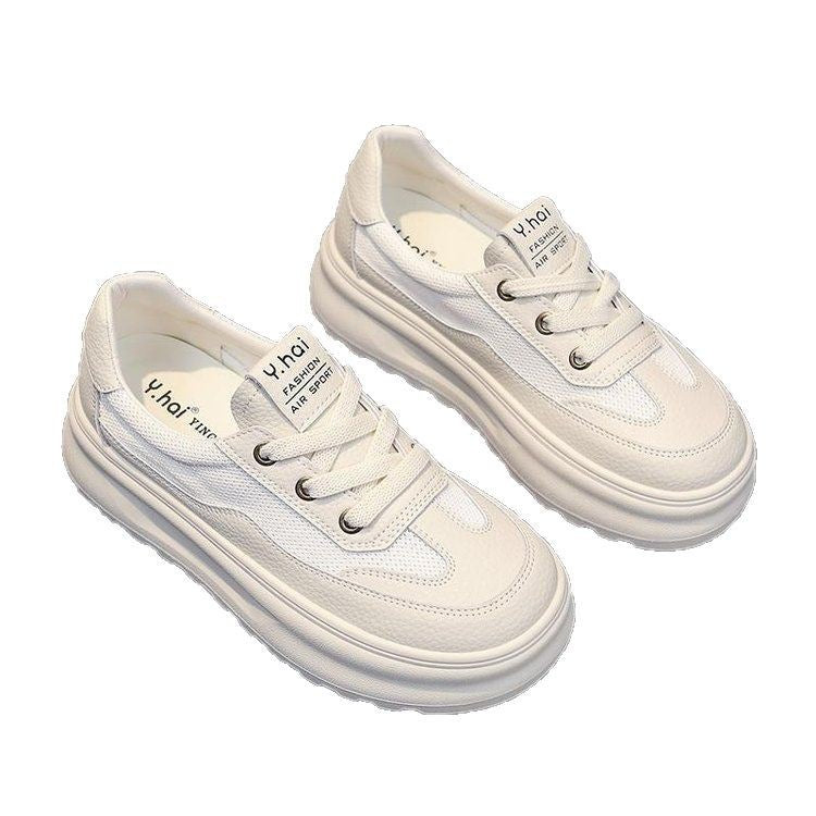 Dame behagelige plateau-sneakers lavet af åndbart materiale Stilla