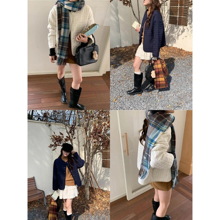 Kvinders quilted oversized jakke Stilla