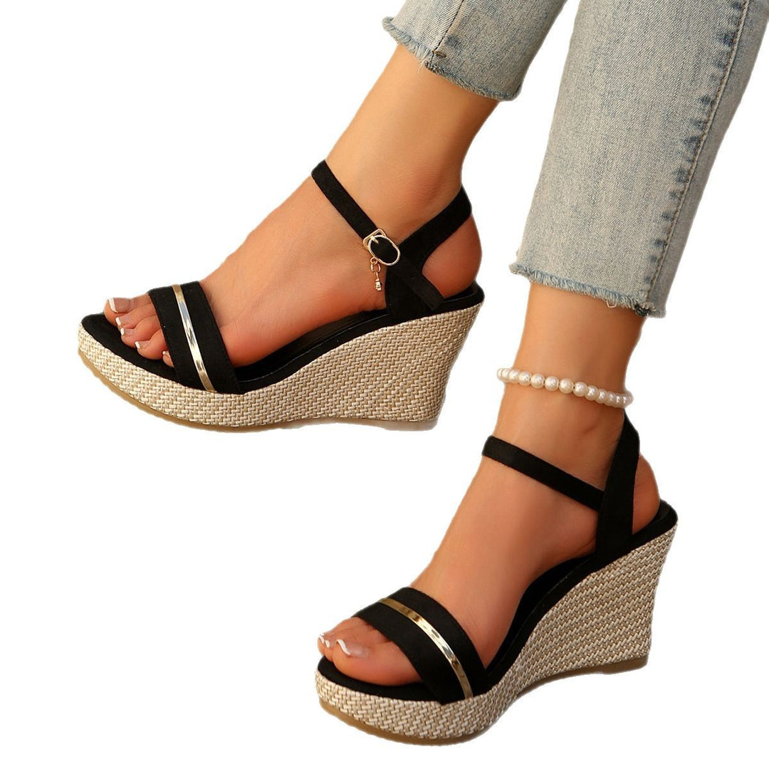 Dame Wedge-sandaler med elegante stropper og stilfuld espadrille-design Stilla