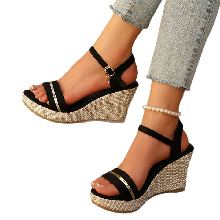 Dame Wedge-sandaler med elegante stropper og stilfuld espadrille-design Stilla