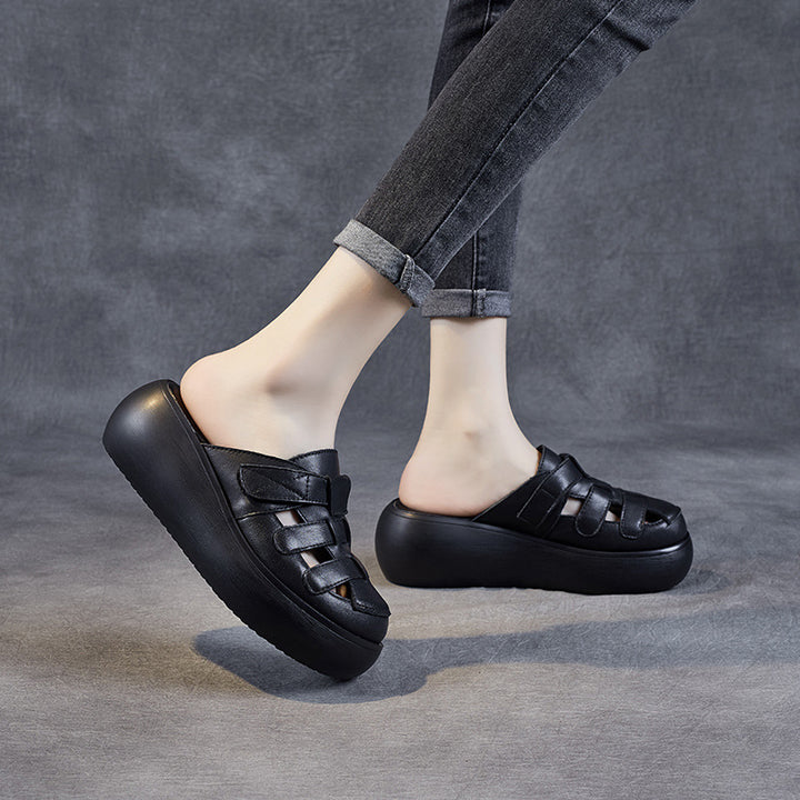 Femme Chic Platform Slide Sandaler Stilla