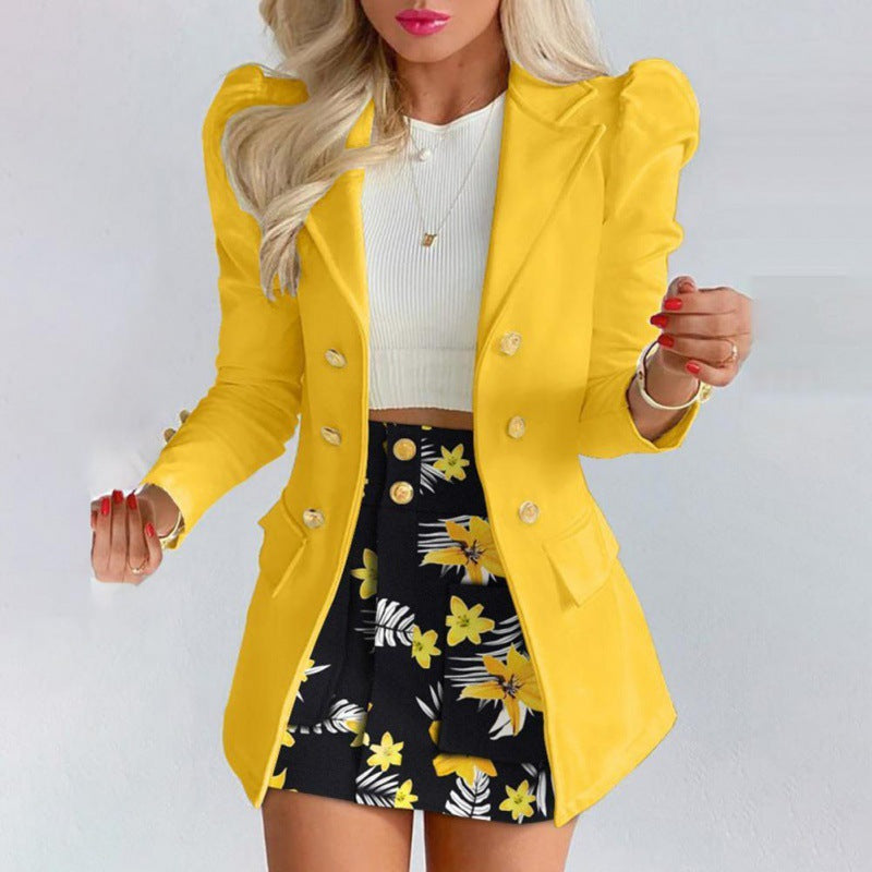 Kvinders blomsterdesign blazer Stilla