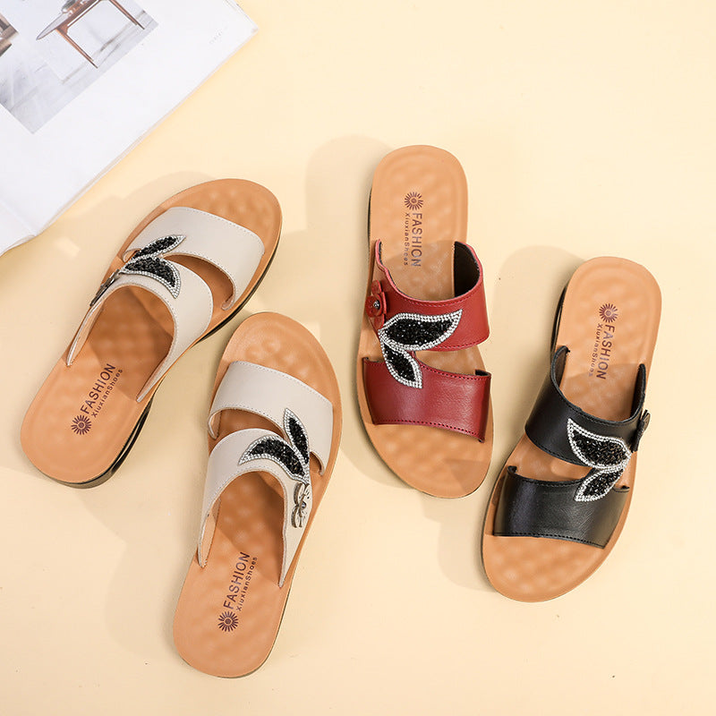 Femme Dekorative Slipper Komfort Sandaler Stilla