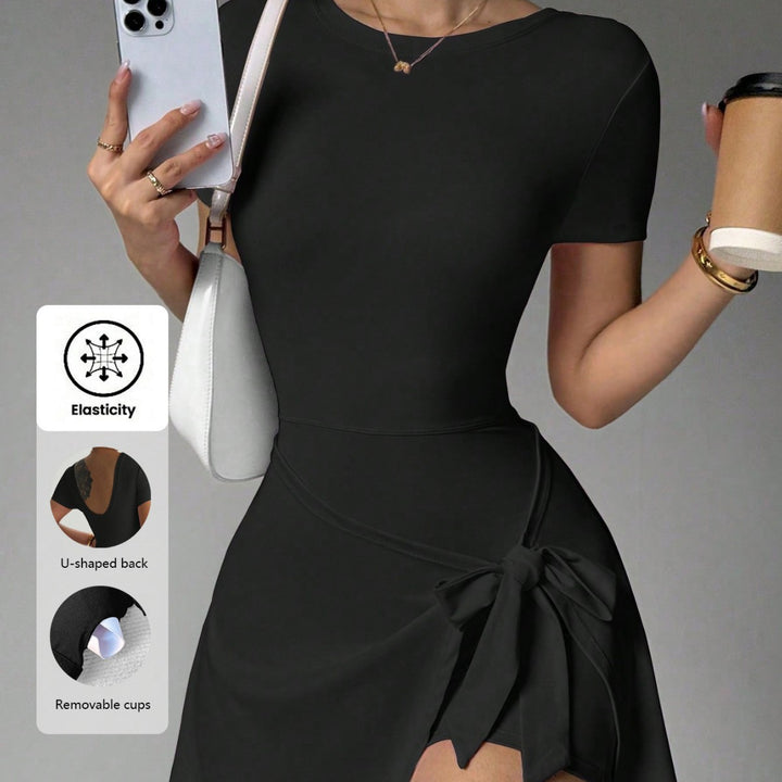 Dame Sporty Wrap Dress Skovae