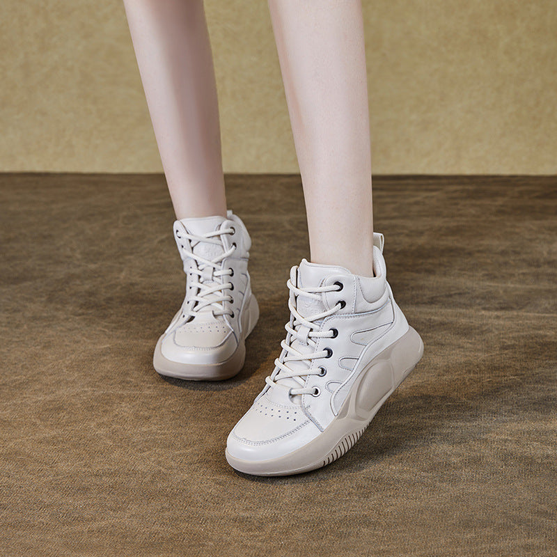 Dame High-Top Let Komfort Sneakers med Polstring Stilla