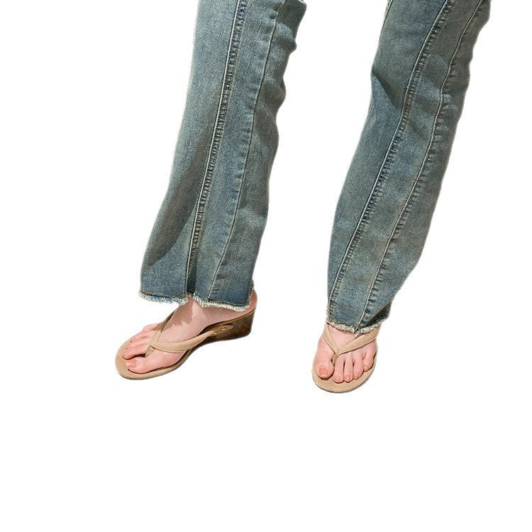 Femme Chic Wedge-sandaler med udskæringsdesign Stilla