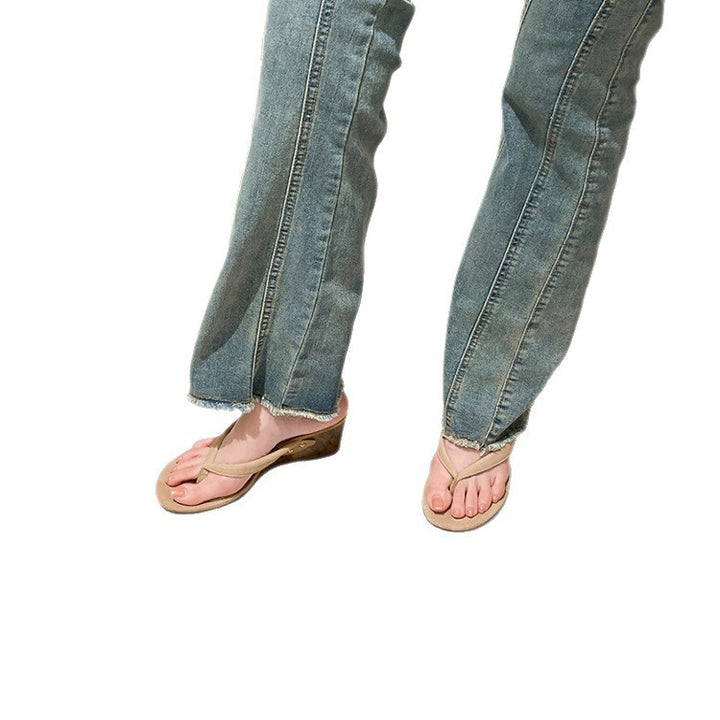 Femme Chic Wedge-sandaler med udskæringsdesign Stilla