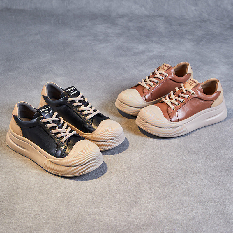 Dame Chunky Sole Mode Sneakers Stilla
