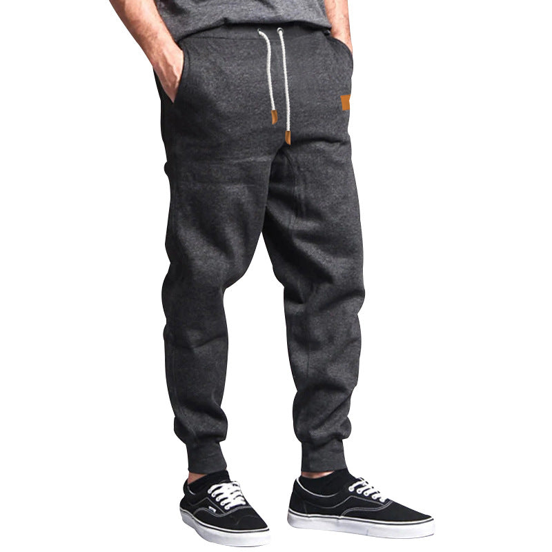 Herrer Sporty Sweatpants med funktionelle lommer og elastisk talje Stilla