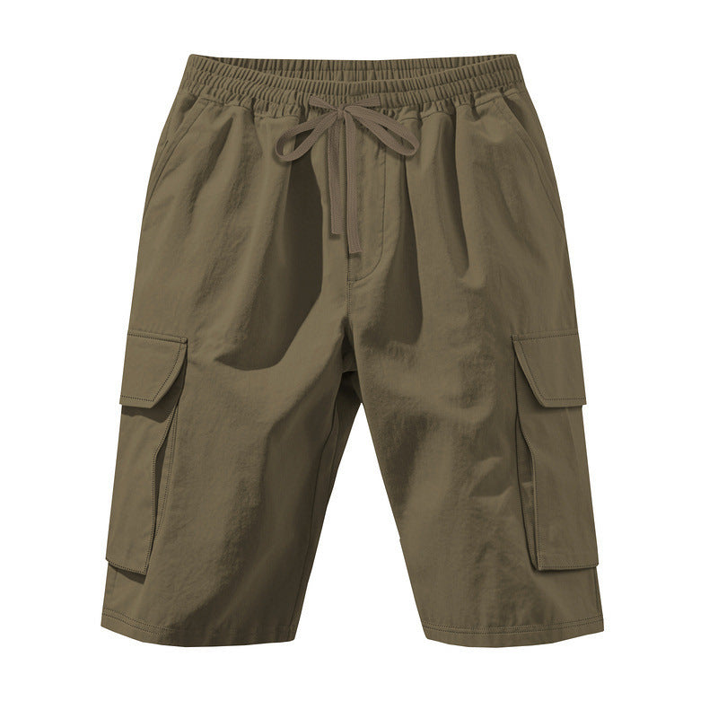 Dame Cargo Shorts med sidelommer og elastisk talje Stilla
