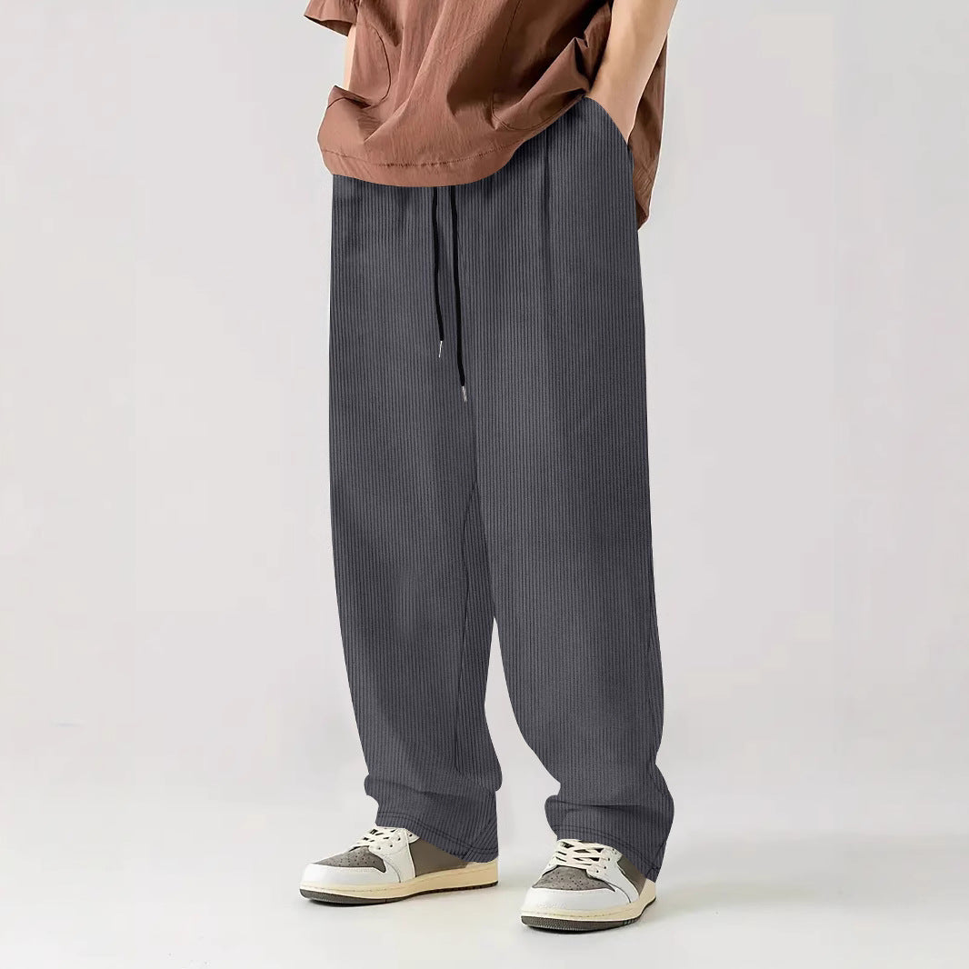 Herrer afslappet fritidsshorts med elastisk talje og lige snit Stilla
