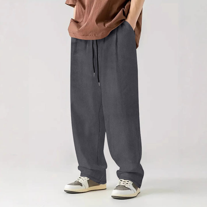 Herrer afslappet fritidsshorts med elastisk talje og lige snit Stilla