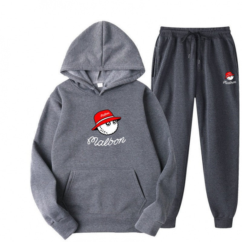 Kvinders fritids hoodie sæt med legende grafisk design og praktiske lommer Skovae