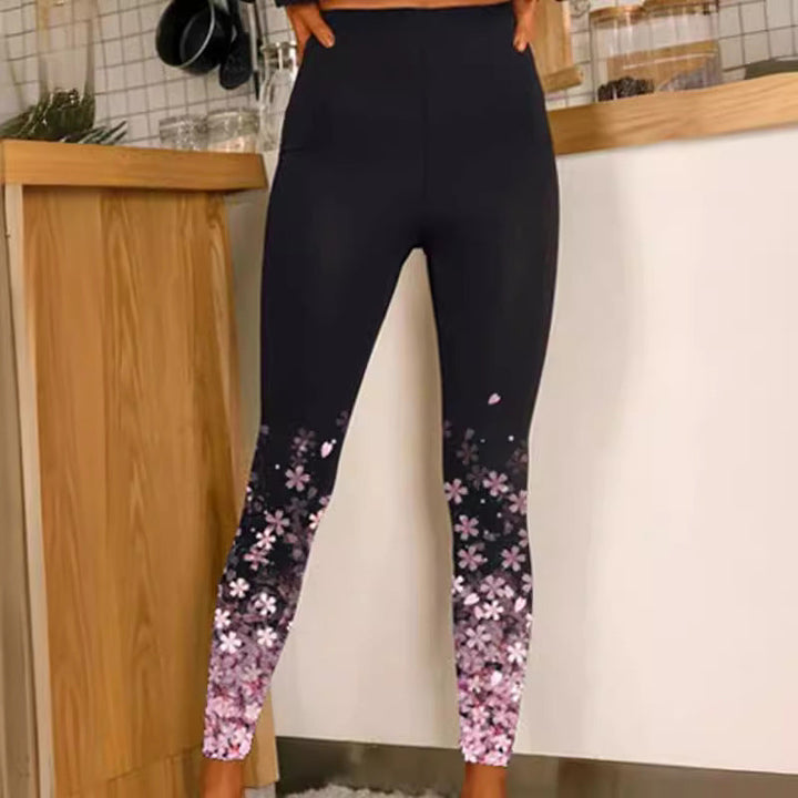 Stilla | Casual Print Modevenlige Yoga Bukser
