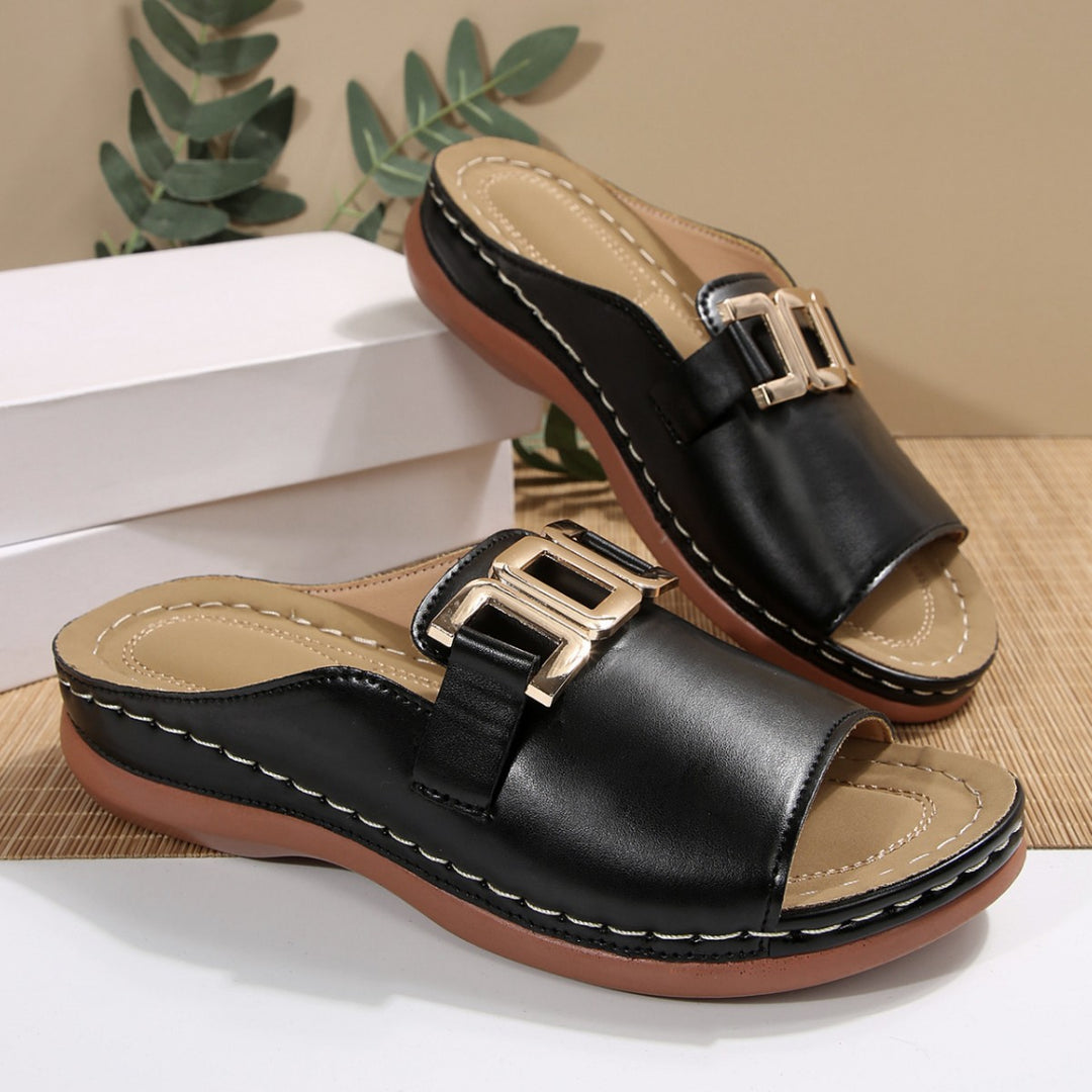 Dame Elegante Fritids Slide Sandaler Stilla