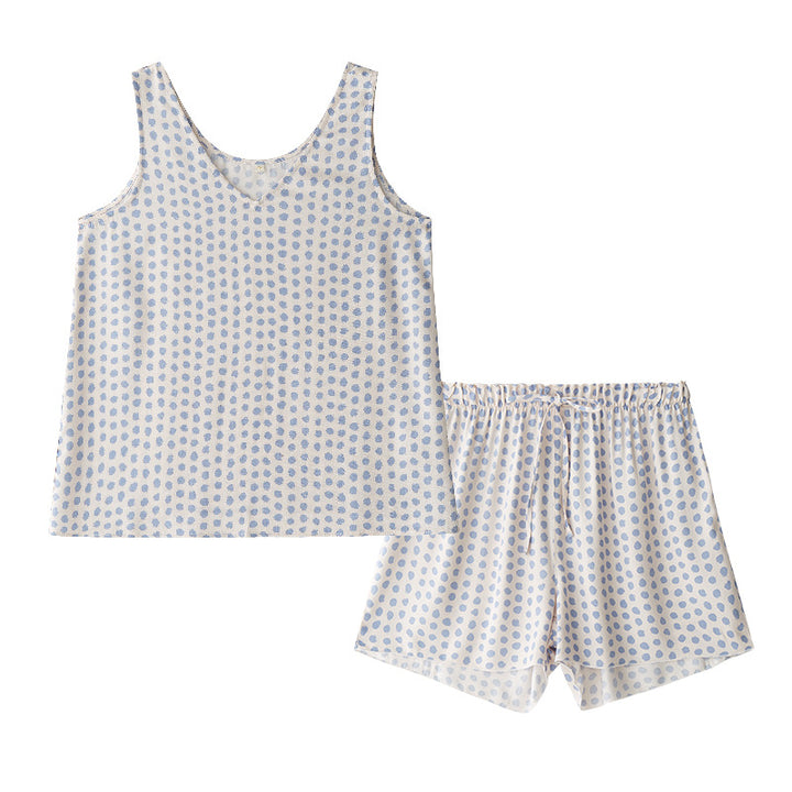 Dame bluse top med blomstret design og maxilængde snit Stilla