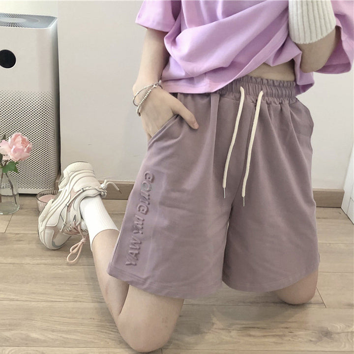 Dame Fritid Snøre Lounge Shorts Stilla
