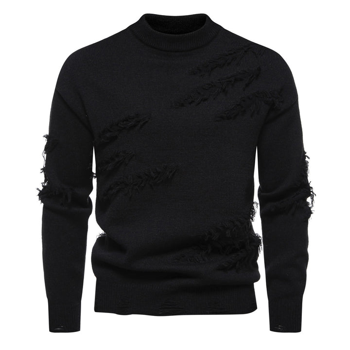 Herrer Vintage Høj Krave Pullover Stilla