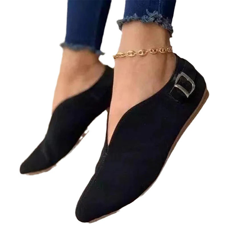 Dame mode halvhøjder med elegant spænde og åben design Stilla