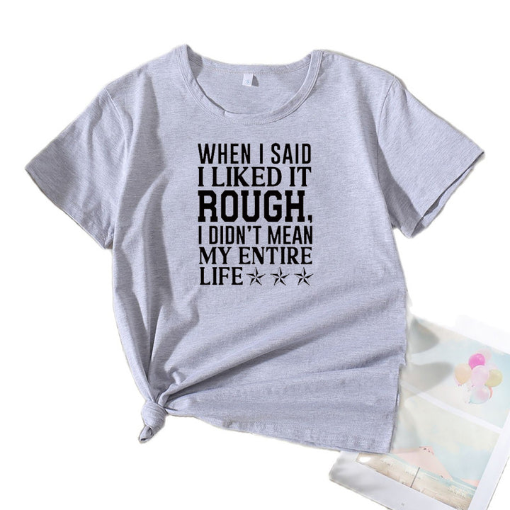 Dame Fritids Slogan Top Stilla