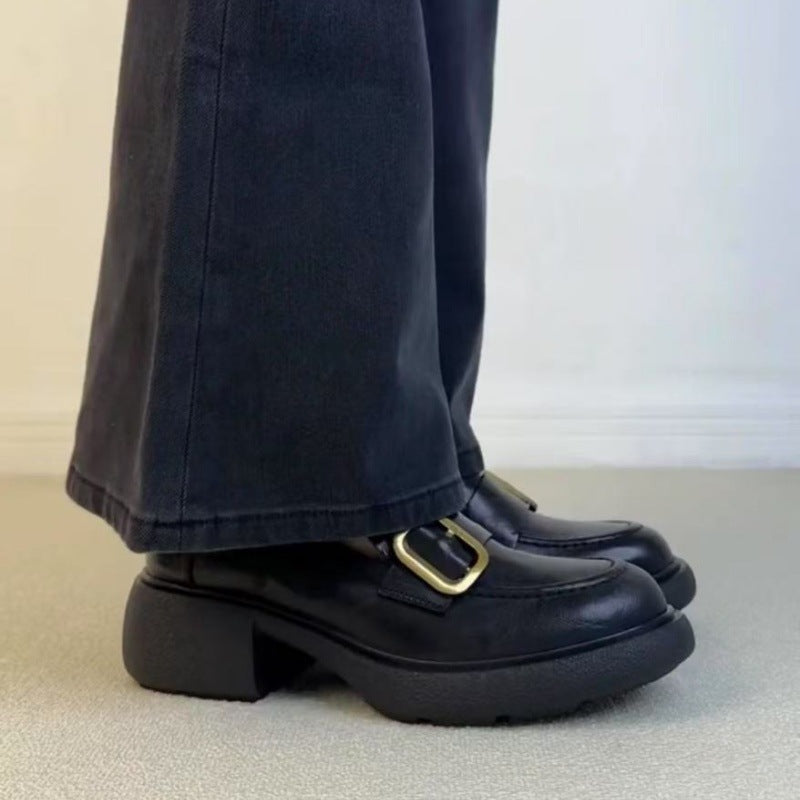 Dame Chunky Loafer Clogs med dekorative spænder Stilla
