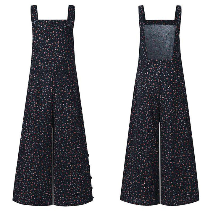 Femme Stilfuld Vidbenet Overalls-Jumpsuit Stilla