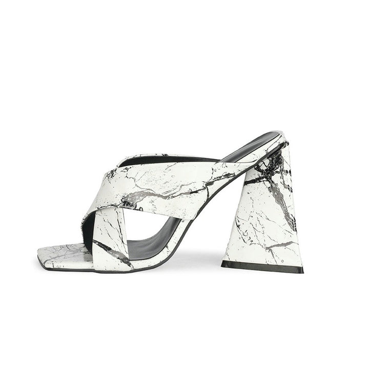 Femme Open-Toe Block-Hælsandal Stilla