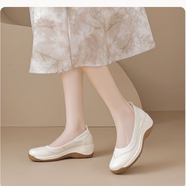 Dame Slip-On Mokkasiner med behageligt elastisk remdesign og skridsikker sål Stilla
