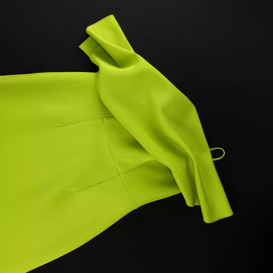 Dame Elegant Maxikjole med asymmetrisk design og drapering Skovae