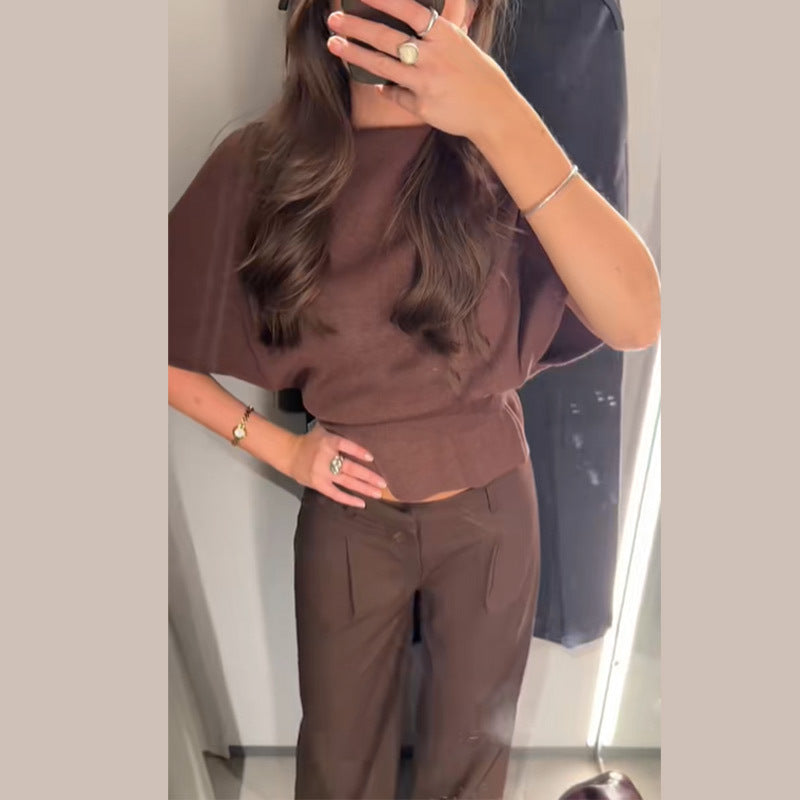 Dame elegant jumpsuit-sæt med raffineret pasform Skovae
