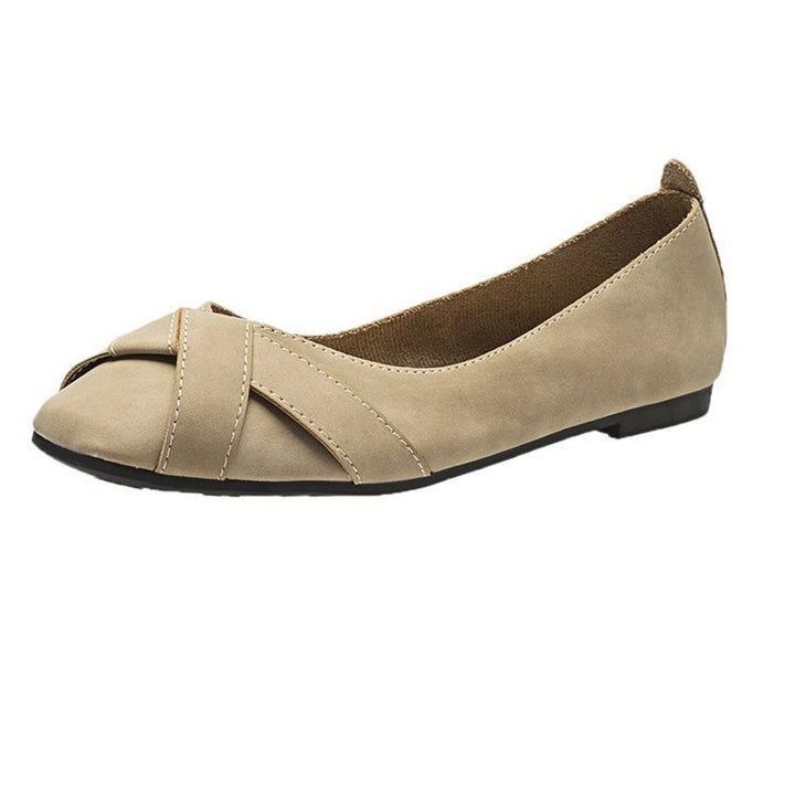 Dame Ballerinas med elegant knude-design og komfortabel indersål Stilla