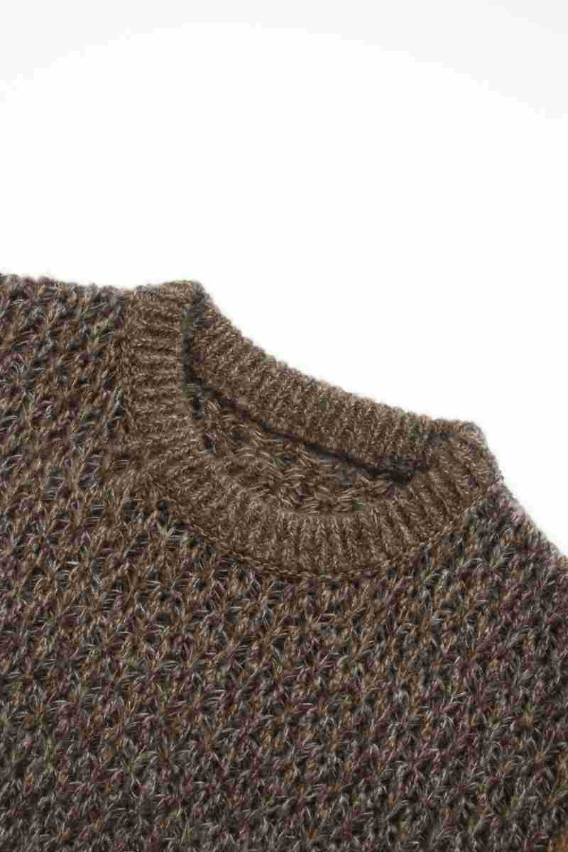 Dame luftstrikket sweater med åben struktur Stilla