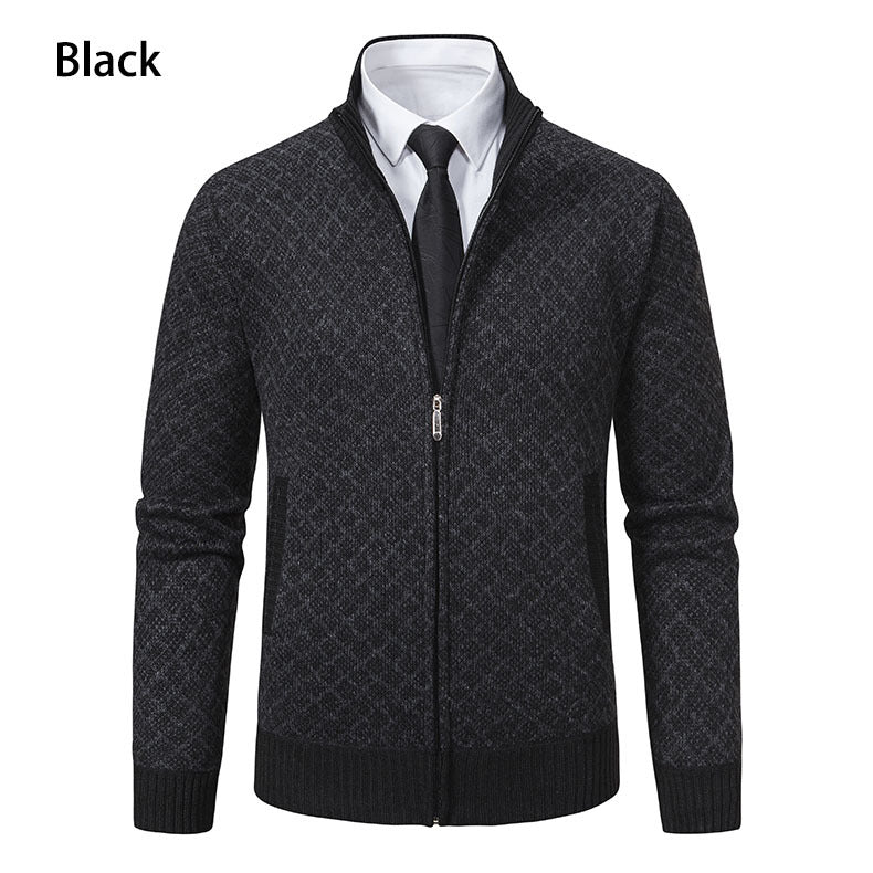 Herre struktureret Zip-Up sweatshirt Stilla