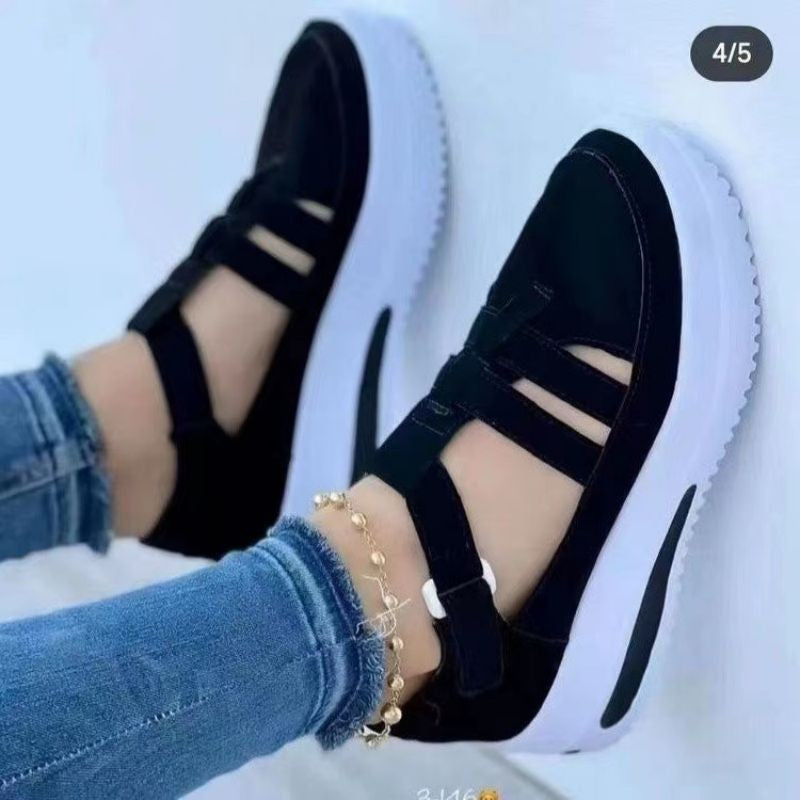 Dame fashionable Slip-On Sneakers med ergonomisk remsystem Stilla
