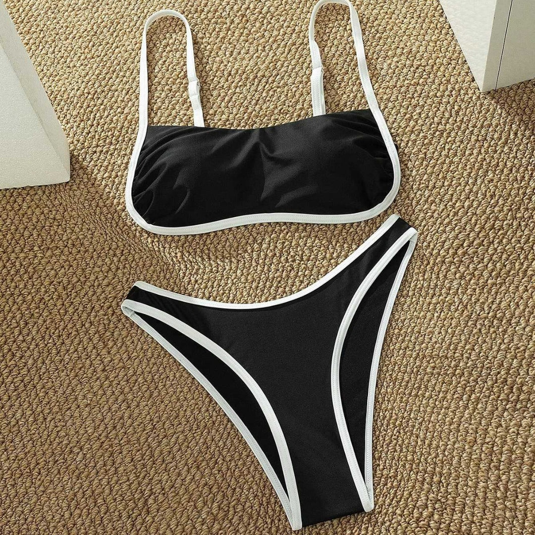 Dame Minimalistisk Bikini Skovae