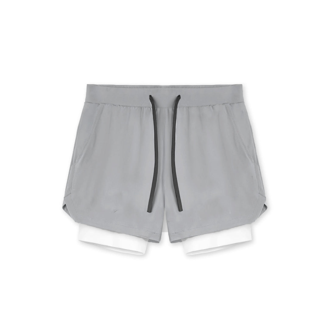 Dame Sporty løbeshort med integreret inderslip og elastisk talje Stilla