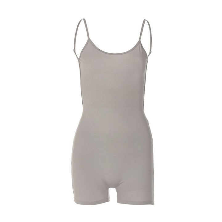 Dame jumpsuit med dyb V-udskæring og afslappet pasform Stilla