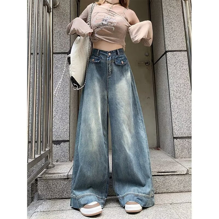 Kvindernes brede jeans Stilla
