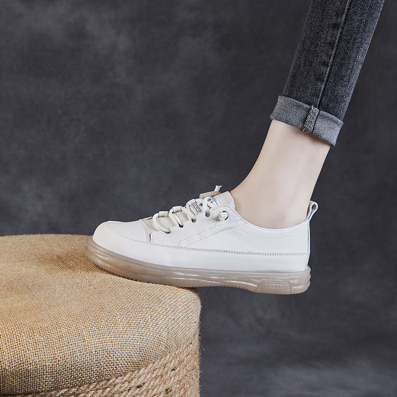 Damer Stilige Slip-On Sneakers med Åndbart Læder-Overmateriale Stilla