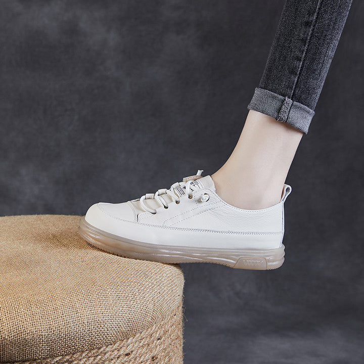 Damer Stilige Slip-On Sneakers med Åndbart Læder-Overmateriale Stilla