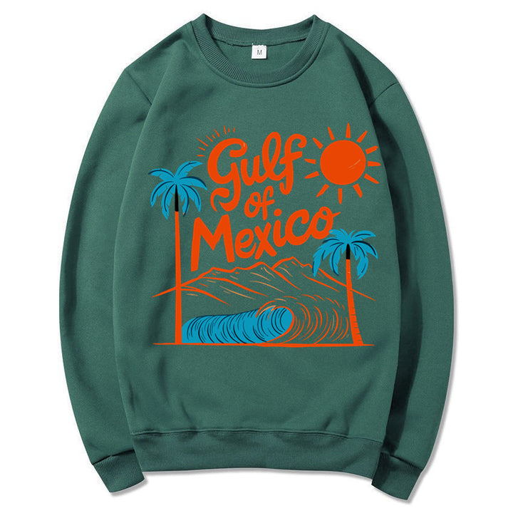 Kvinders sweatshirt med maritimt grafisk design og afslappet snit Stilla