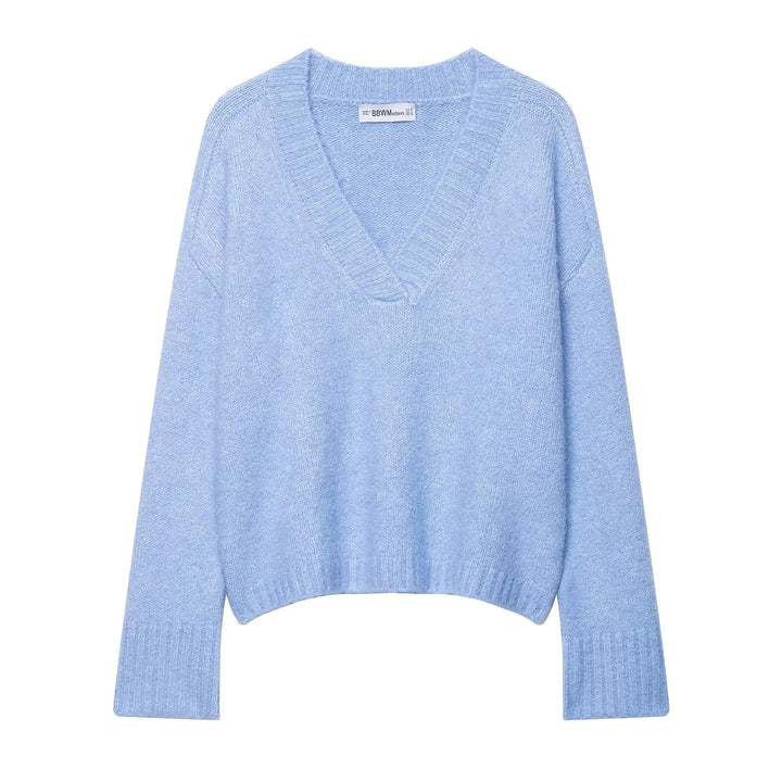 Kvinders V-hals Sweater Stilla